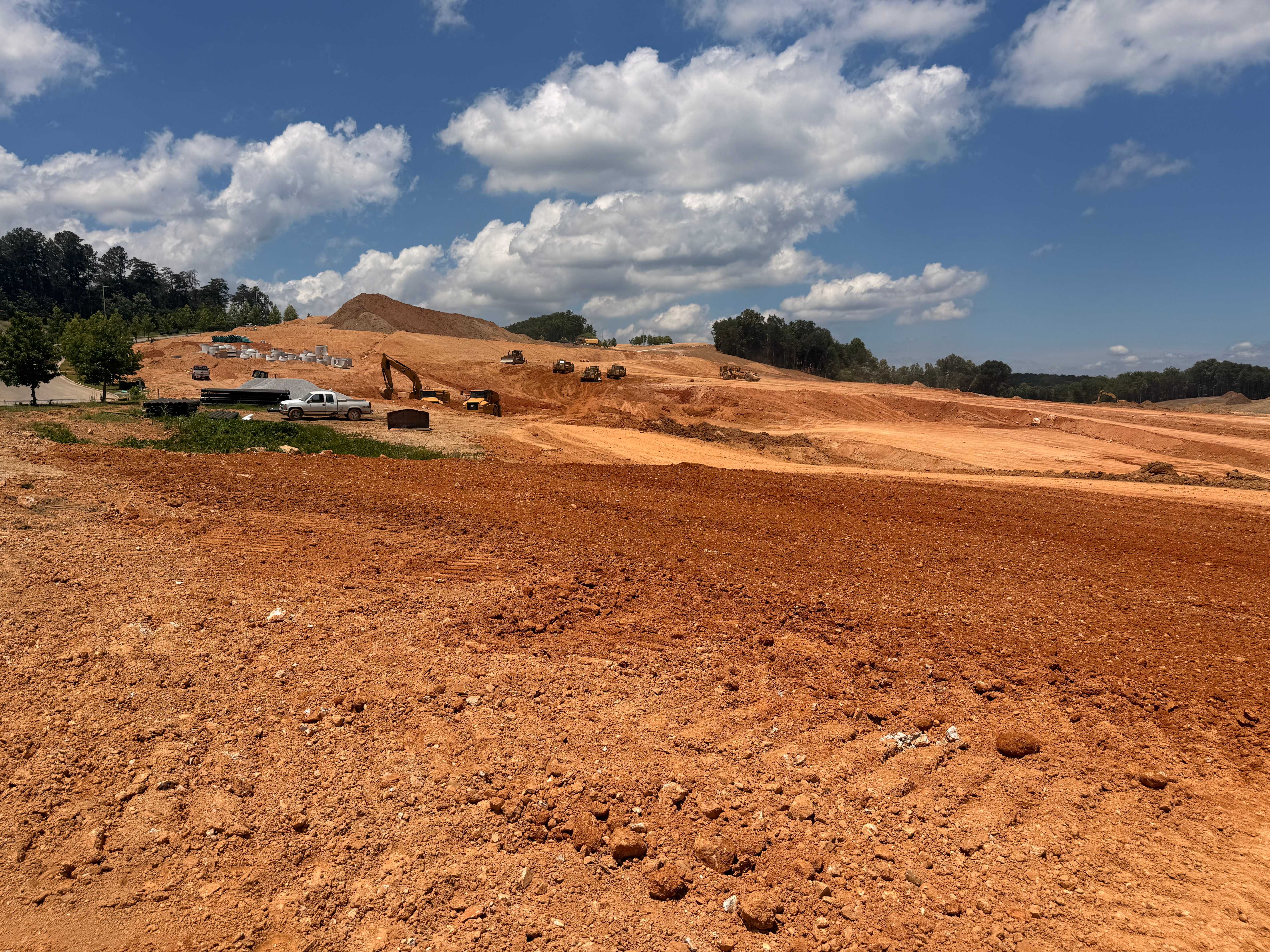 Integra Vista & Hillock Farms site before Brown Bros. work