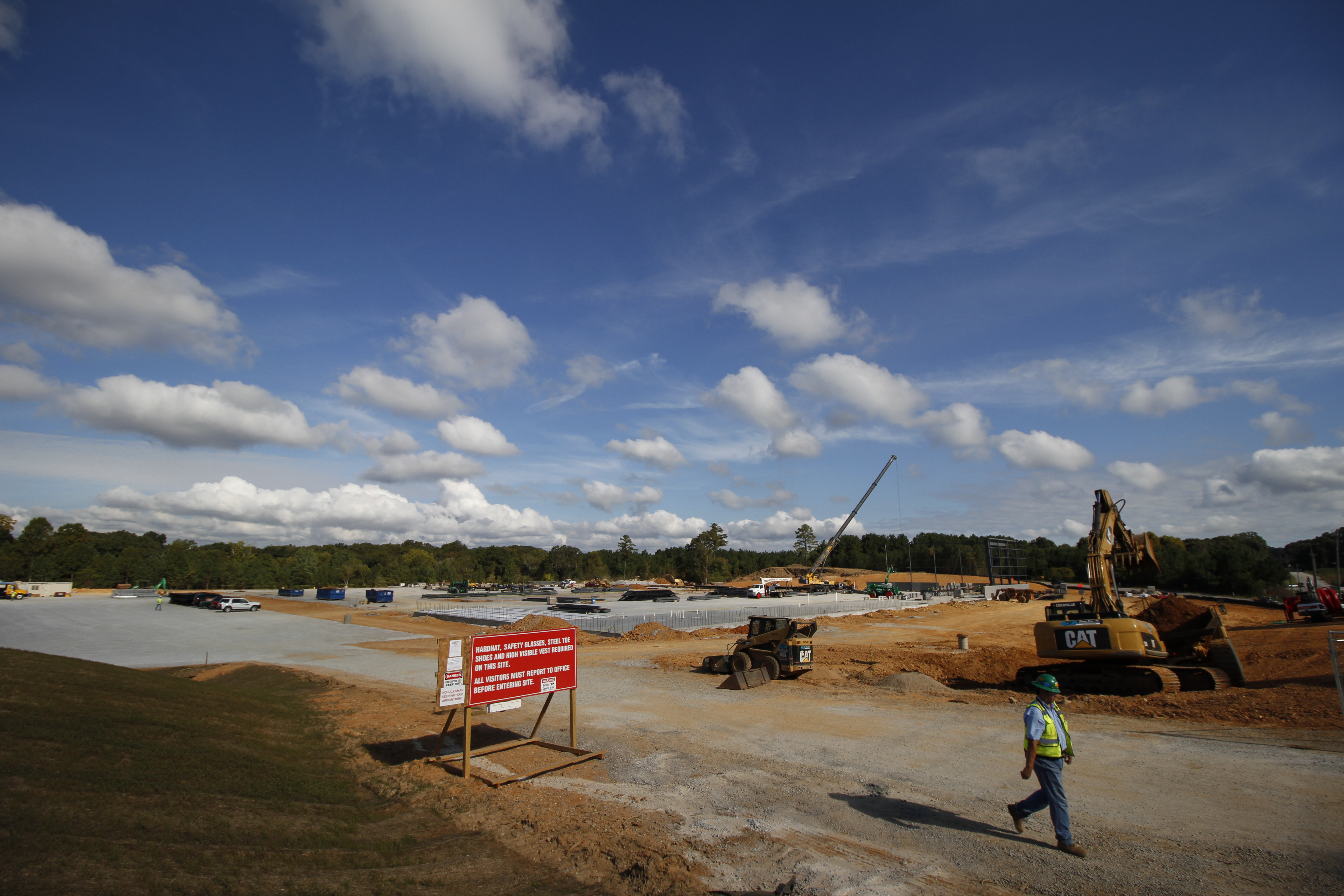 Plastic Omnium site before Brown Bros. work